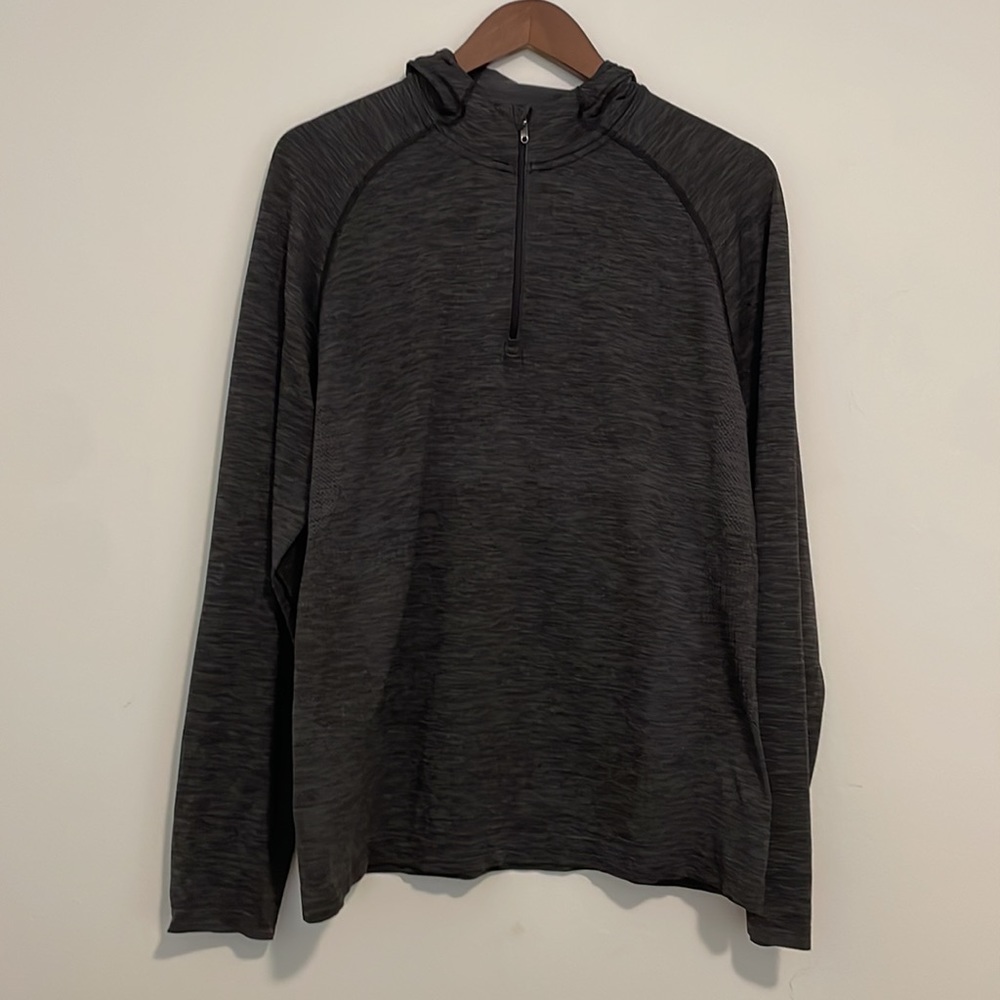 lululemon athletica Gray Sweatshirt Crew Neck Casual
